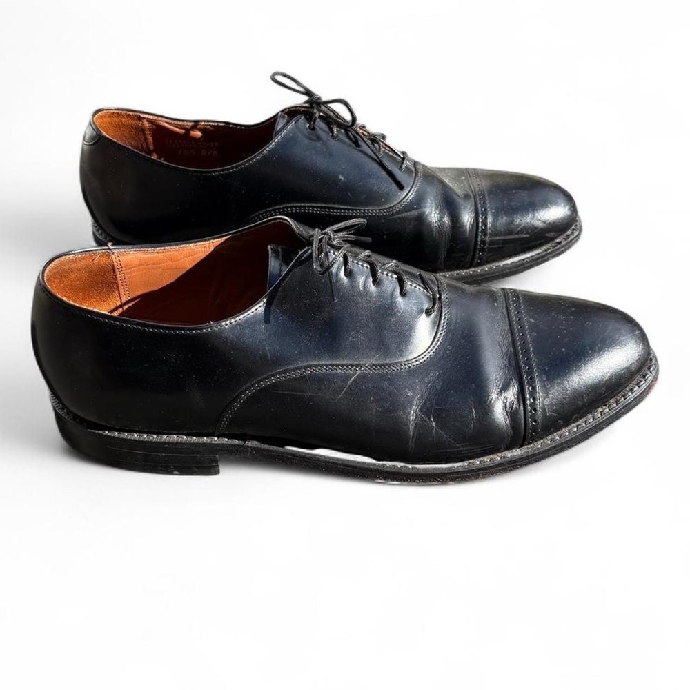 Vintage Bostonian Black Leather Oxford Dress Shoes